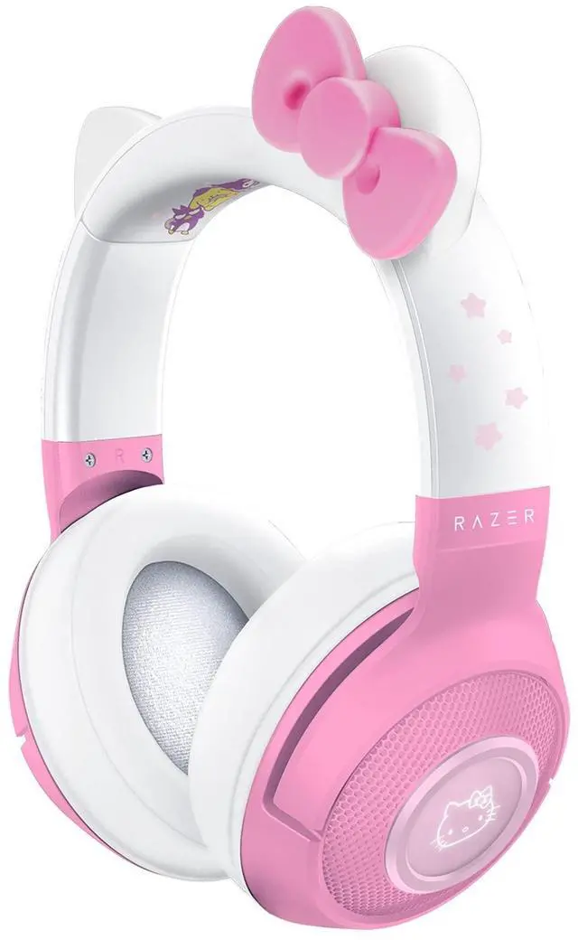 Main image of Kraken BT Headset: Bluetooth 5.0-40ms Low Latency Connection - Custom-Tuned 40mm Drivers - Beamforming Microphone - Powered by Chroma - Hello Kitty & Friends Edition