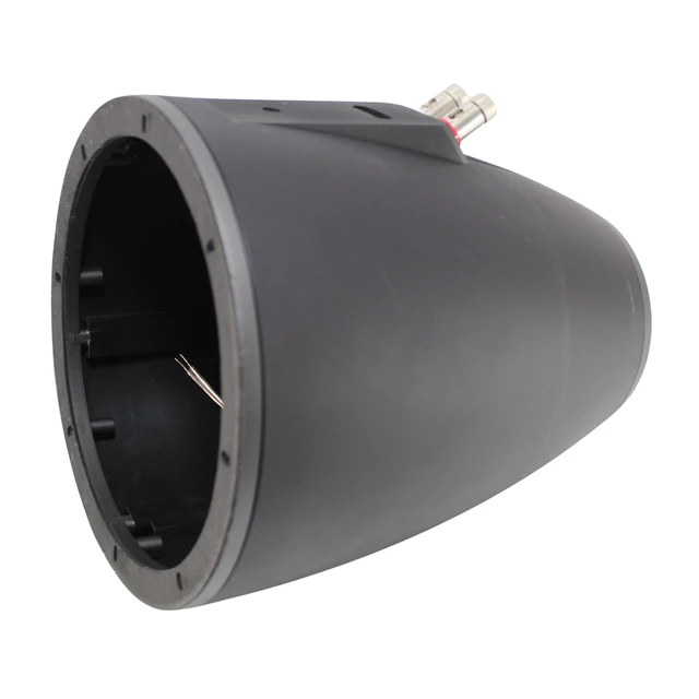 Alt view image 2 of 5 - APMP-800ETW 8-Inch Compact Multi Purpose Directional Stereo Speaker Enclosure for Car Audio, Marine, UTV, and ATV Sound System, Black (Pair)