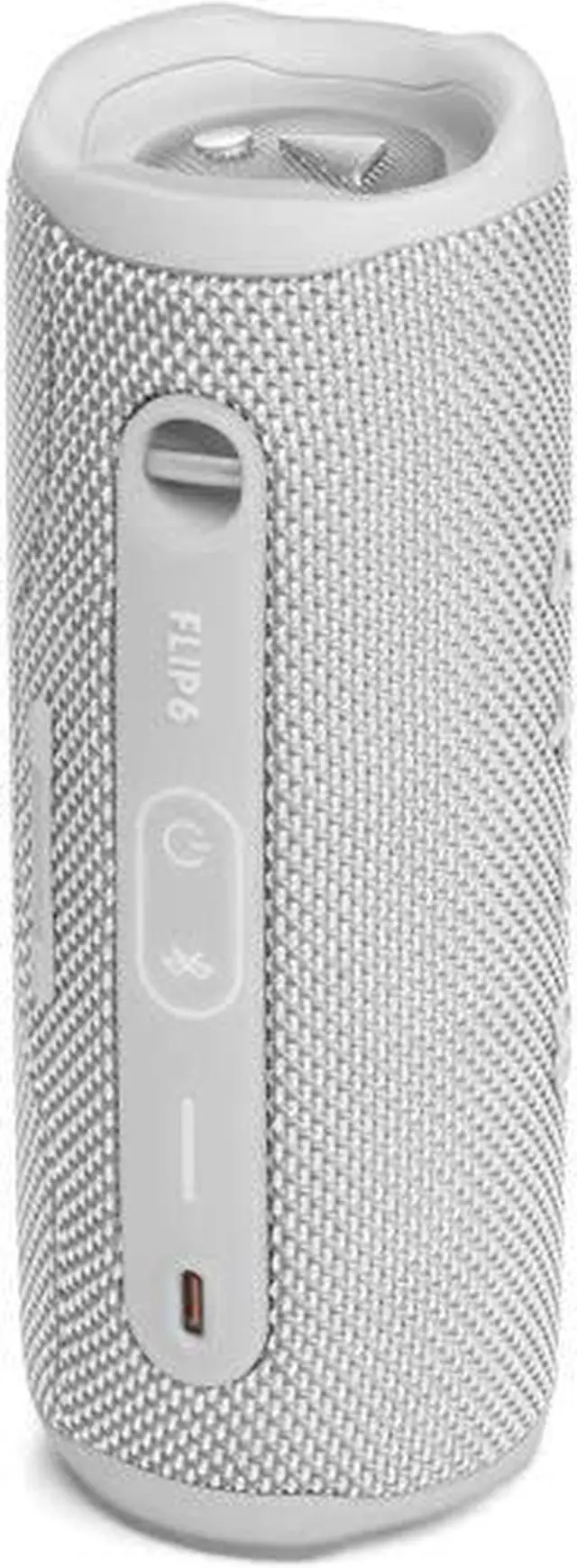 Alt view image 6 of 6 - Flip 6 - Waterproof Portable Bluetooth Speaker, Powerful Sound and deep bass, IPX7 Waterproof, 12 Hours of Playtime with Megen Hardshell Case - White