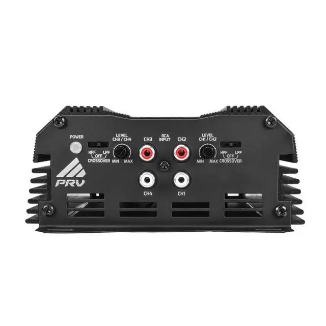 Alt view image 6 of 6 - MDX1200.4 1 Ohm Mini 4 Channel Car Audio Amplifier 4 x 300 Watts RMS at 1 Ohm - 1200 Watt 12 Volts Bridgeable Amp for Powersports, Motorcycles, ATV, for High Power Stereo Speaker Systems