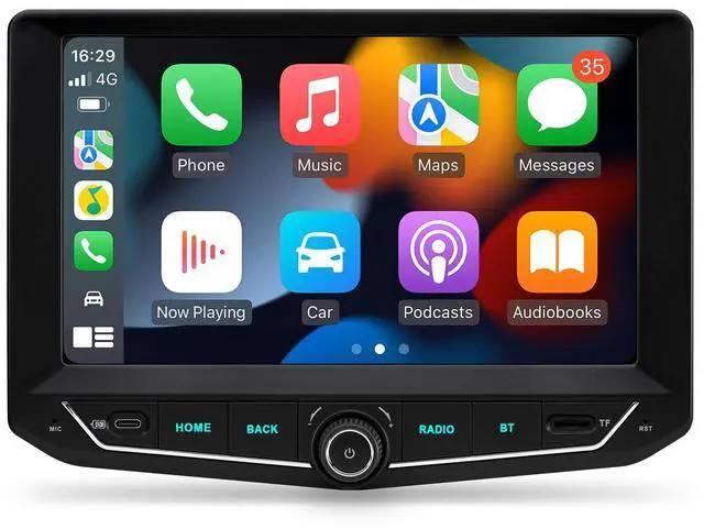 Main image of 9 Android Car Stereo for Jeep Wrangler JK 2011-2017, 8 Core, 4+64GB | IPS Touch Screen Android 14 Head Unit, Support Wireless CarPlay/Android Auto, GPS Navigation, Bluetooth, DSP, 4G, Gyro Sensor