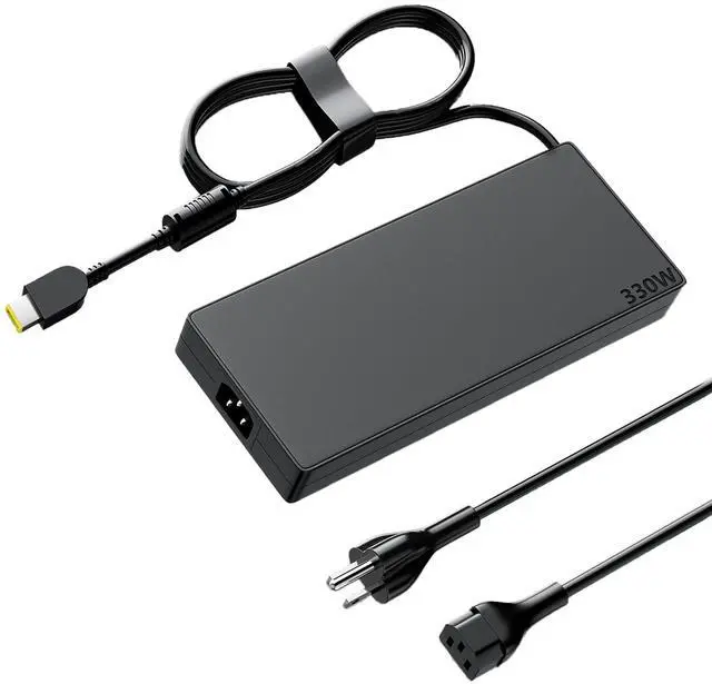 Main image of Slim 330W GaN ADL330SDC3A Charger Replacement for Lenovo Legion RTX Laptop | Legion pro 5i 5 9 9i 7 7i 16IRX8 16IRX8H 16IRX9 RTX 4070 4080 4090 Yoga AIO GX21K06347 20V 16.5A Power AC Adapter Supply Co