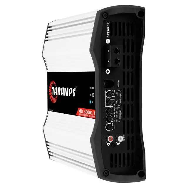 Alt view image 3 of 6 - Taramps MD 3000.1 Amplifier 4 Ohms 3000 Watts RMS 1 Channel Full Range, Car Audio Monoblock, LED Monitor Indicator, Class D Great for Subwoofer, MD 3k