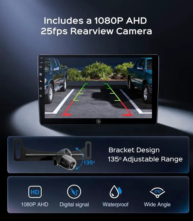 Alt view image 3 of 6 - 9 Inch Car Radio Stereo for Honda CR-V 2006-2011 Wireless CarPlay Android Auto 5G WiFi GPS Navigation Touch Screen Bluetooth FM RDS HD Backup Camera (2006-2011 CRV Radio) | CarPlay Android Auto 5G WiF