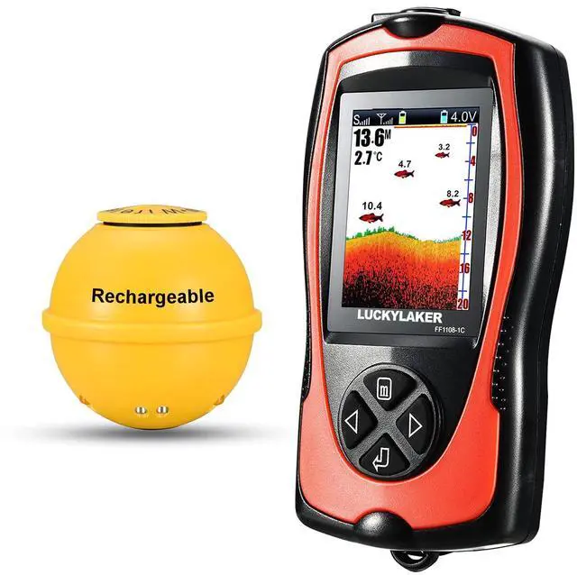 Main image of Sonar Kayak Fish Finder Portable Water Handheld Depth Finder Boat Transducer Wireless Fish Finders Sea LCD Screen Fishing