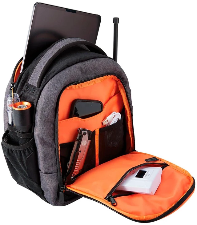 Alt view image 5 of 6 - Lift 2.0 Flight Bag | Protective Headset Compartment, Radio Slot, Keyring Clip, Flashlight & Fuel Tester Holders, High Visibility Interior
