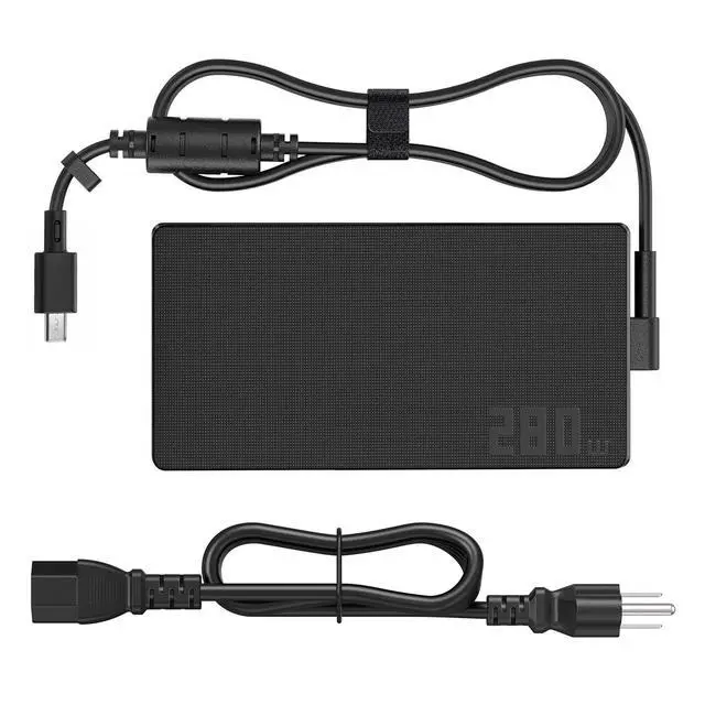 Alt view image 2 of 6 - 280W Laptop Charger Compatible with ASUS ROG Strix G18 G16 (2025) G815 G615, TUF Gaming F16 FX608, Zephyrus G14 G16, 20V 14A Replacement Power Adapter, Fits ADP-280BB B Rectangle Conn Tip