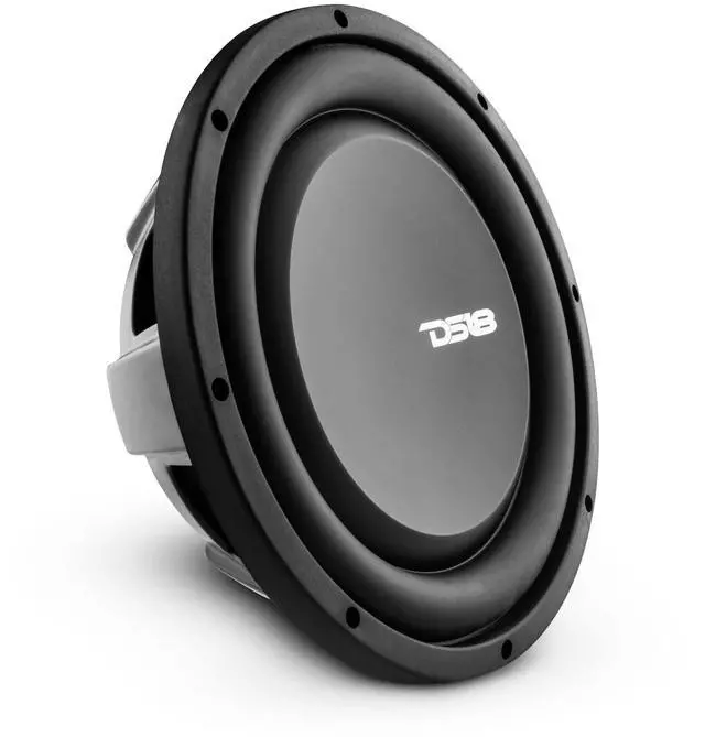 Main image of PSW10.4S 10" Shallow Mount Subwoofer 1000 Watts Max Power 500 Watts RMS Single Voice Coil 4 OHMS Water Resistant - Best Sub for Tight Spaces in Car & Trucks - 1 Speaker