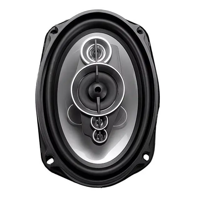Alt view image 5 of 6 - KG 6x9 Coaxial Car Speakers, 5-Way 1200W, 6996S Series (Pair) | 1200W & 4, 5-way full-range sound. Polypropylene cones, butyl rubber surrounds, protective grilles