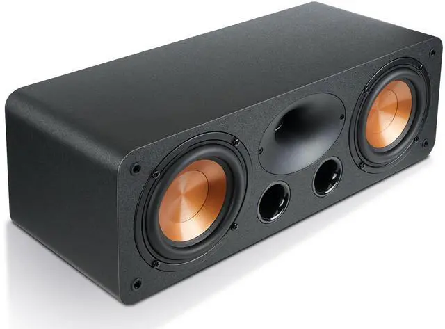 Main image of Center Channel Speaker for Home Theater Surround Sound System | Silk-Dome Horn Tweeter, 5 inch Woofer, Gold-plated Terminals, Dual Bass Reflex Ports, Speaker Wires not Included