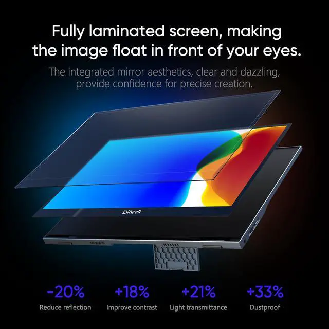 Alt view image 2 of 6 - New! Portable Monitor 15.6'' FHD 1080P -Gaming Ultra-Slim Portable Laptop Monitor with Kickstand & Speakers - IPS Display for PC, MAC, Phone, Xbox, PS5 - USB C & HDMI Connectivity