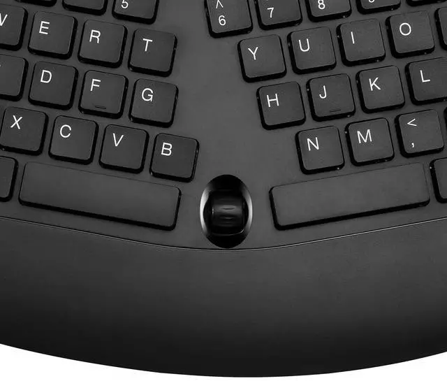 Alt view image 5 of 6 - WKB-1600CB TruForm Wireless Ergonomic Keyboard & Optical Mouse Combo | Media, Split Design, Adjustable DPI, 24 GHz RF Technology, Multimedia Hotkeys