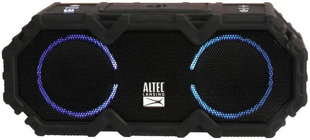Main image of LifeJacket Jolt - Waterproof Bluetooth Speaker, Durable & Portable Speaker with Qi Wireless Charging and Voice Assistant, Black w/Lights