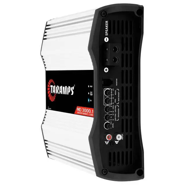 Alt view image 3 of 6 - Taramps MD 3000.1 2-Ohm Car Amplifier, 3000W RMS Full Range Digital Monoblock Class D MOSFET, Crossover, Bass Boost, LED Indicator