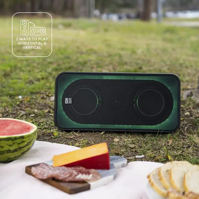 Alt view image 5 of 6 - Portable Bluetooth Speaker, 180W RMS, Deep Bass Subwoofer