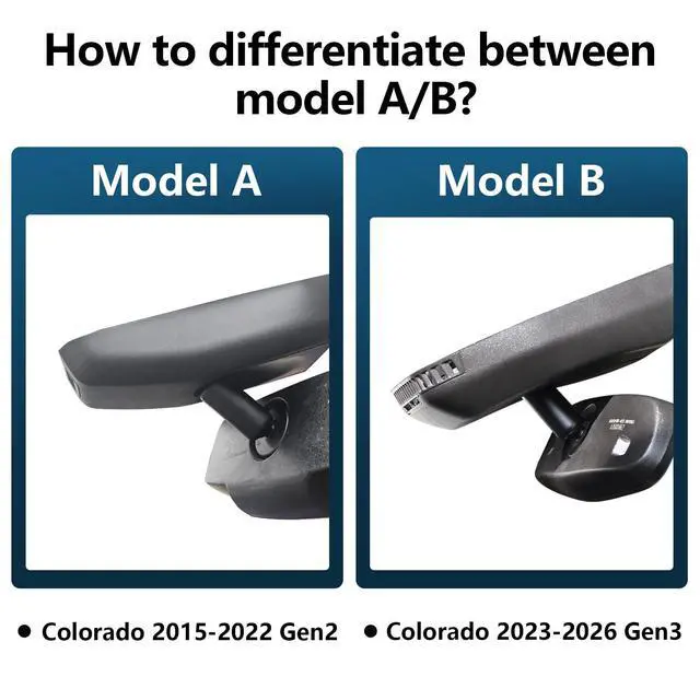 Alt view image 3 of 6 - Front 4K & Rear 1080p Dash Cam for Chevy Colorado 2015-2022 | Model A, Select Base WT LT Z71 ZR2, Integrated OEM Look, UHD 2160P Video, WiFi and App, GPS, 128GB Card