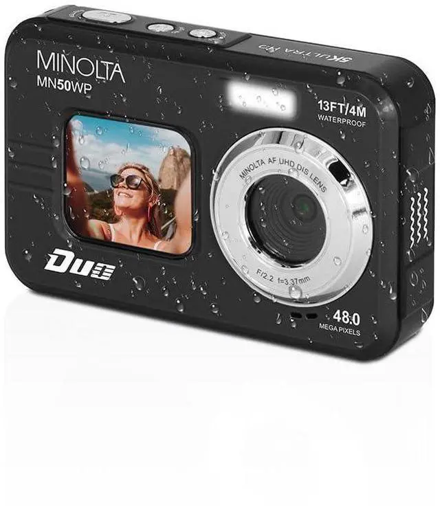 Main image of Duo MN50WP 48MP Underwater Camera, 5K Video, 16X Zoom (Black)