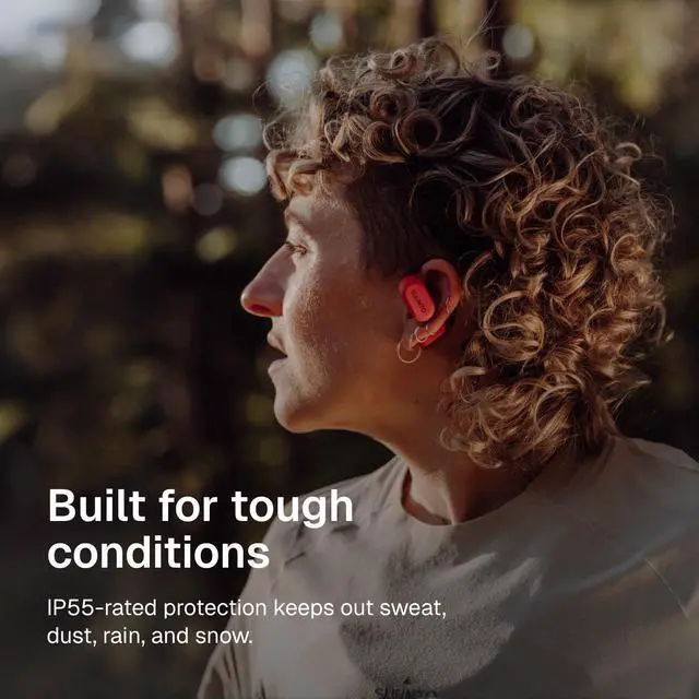 Alt view image 3 of 6 - Spark Open Ear Sport Headphones, Bluetooth Earbuds, Black | Lightweight, All Day Comfort, IP55 Sweat&Waterproof, Up to 36H Battery, Head Gesture Control, for Training and Daily Activity