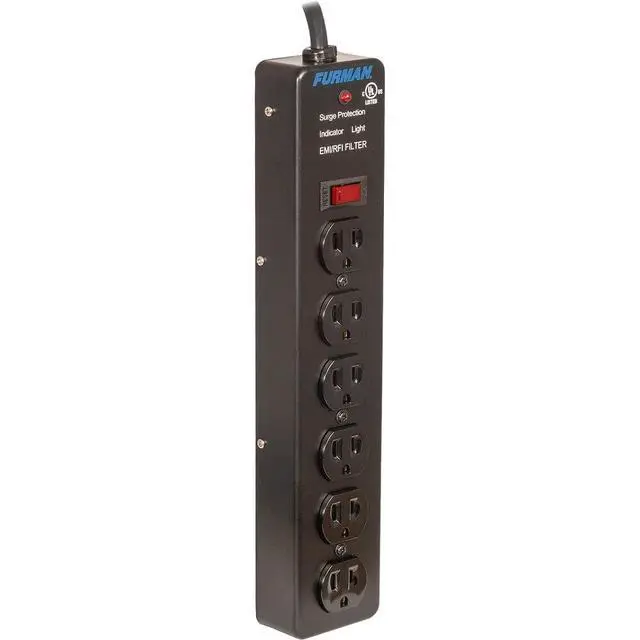 Alt view image 2 of 5 - Furman Pro Plug 6-Outlet Power Strip with Surge Protection (Pair)