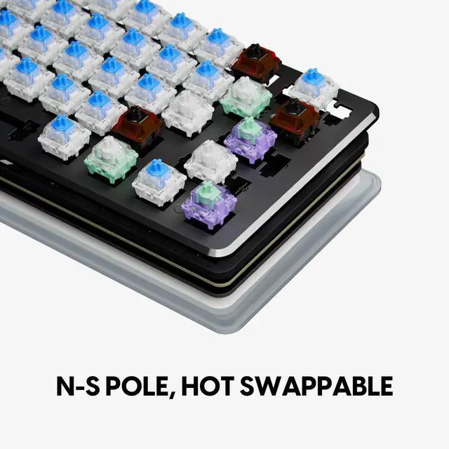 Alt view image 6 of 6 - PCMK3HE Gaming Keyboard, 60%, ANSI, White | Compact 60% Hall Effect gaming keyboard designed for fast response, precise control, and competitive gameplay