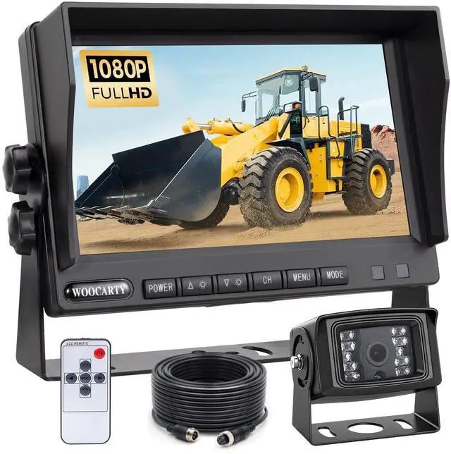 Main image of 7-inch AHD1080P Wired RV Backup Camera System, IP69k Waterproof IR Night Vision Reversing Camera, Vibration-Proof 20G for Trailer/Tractors/Truck/Excavator/Skid Steer/Heavy Equipment, WY7