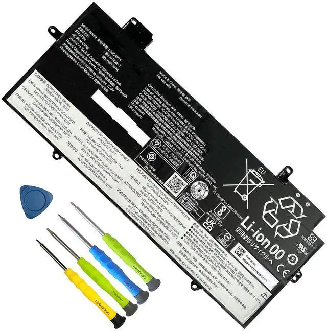 Main image of L20C4P71 L20M4P71 Battery for Lenovo ThinkPad X1 Carbon 9th 10th 11th Gen | X1 Yoga 6th 7th 8th Gen 2021 Series SB10T83216 SB10T83217 5B10W13974 5B10W13975 L20L4P71 L20D4P71 15.44V 57Wh 3695mAh