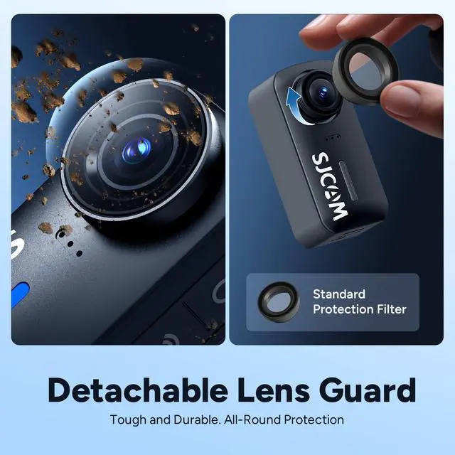 Alt view image 4 of 6 - C110Plus,4K Underwater Body Camera,Wearable POV Camera,Action cam | 170° Wide Angle,3H recording, F1.8 Aperture, 6-Axis Stabilization