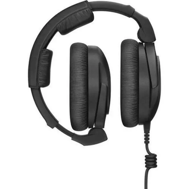 Alt view image 2 of 4 - Professional HD 300 PRO Over-Ear Broadcast Headphones,Black | Linear frequency response with ambient noise attenuation for studio monitoring, live mixing and professional editing