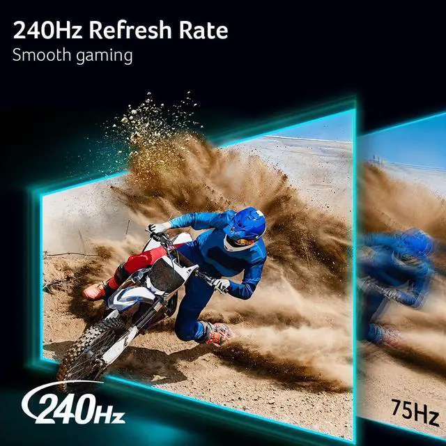 Alt view image 4 of 6 - Nitro 31.5 Gaming Monitor | Full HD 1920 x 1080 | 1500R 16:9 Curved | AMD FreeSync Premium | 240Hz Refresh Rate | 1ms (VRB) | 1 x Display Port 1.4 & 2 x HDMI 2.1 Ports | ED320Q W0biip