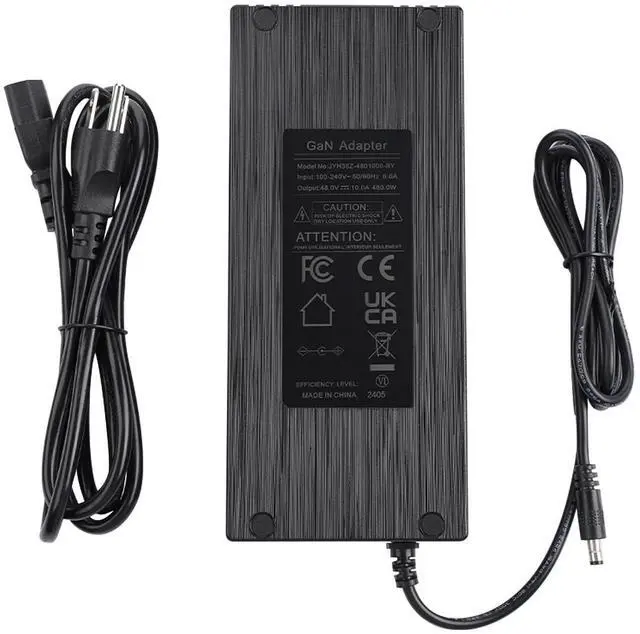 Main image of DC48V 10A GaN Power Supply Adapter for TPA3255 Stereo Class D Amplifier A07 & A07 MAX & A08 PRO & A70