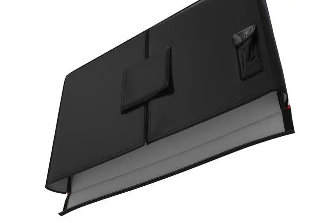 Alt view image 6 of 6 - Outdoor 86"-90" TV Set Cover,Scratch Resistant Liner Protect LED Screen Best-Compatible with Standard Mounts and Stands (American Flag)