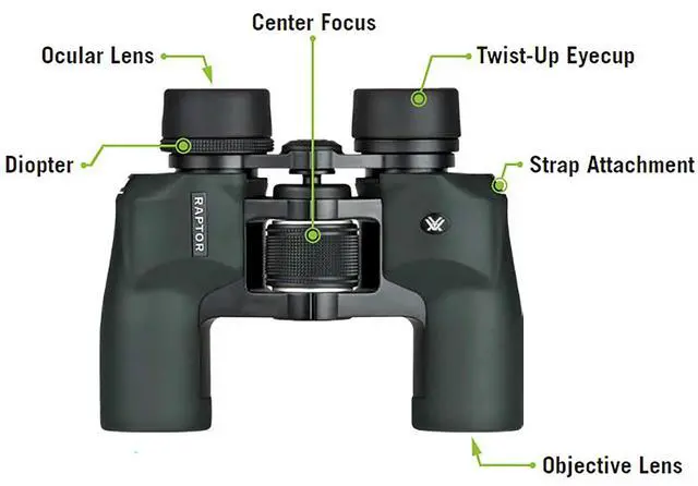Alt view image 5 of 6 - Raptor Porro Prism Binoculars | Compact, Multi-Coated, Waterproof, Fogproof, Shockproof - Unlimited, Unconditional