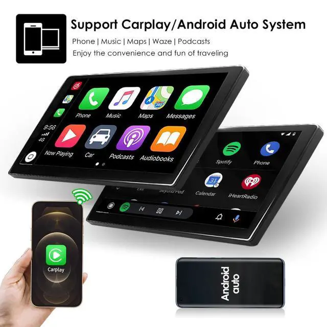 Alt view image 3 of 6 - 2GB+64GB Android 14 Car Stereo for Chevrolet Chevy Camaro 2010 2011 2012 2013 2014 2015 Wireless Carplay | Android Auto WiFi GPS Navigation Bluetooth 5.0 FM,SWC, Car Tablet