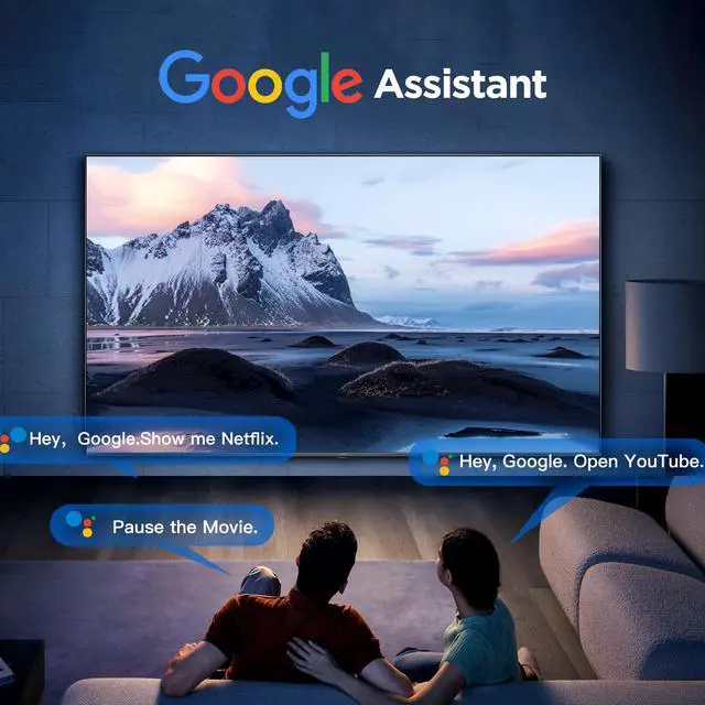 Alt view image 5 of 6 - KP1 Android TV Box 14.0 Google Certified 4K Streaming Device with Voice Search 2GB RAM 16GB ROM, Dolby Audio, Bluetooth 5.0 Chromecast Built-in, Smart Home Control (White)
