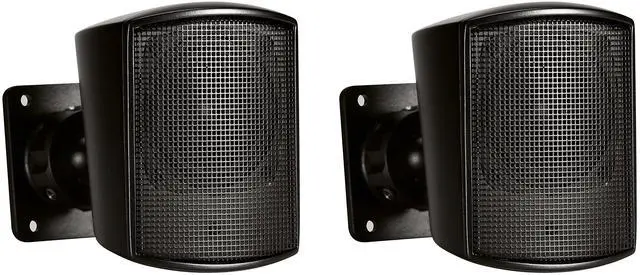 Main image of Professional Control 52 Surface-Mount Satellite Speaker for Subwoofer-Satellite Loudspeaker System, Black, Sold as Pair