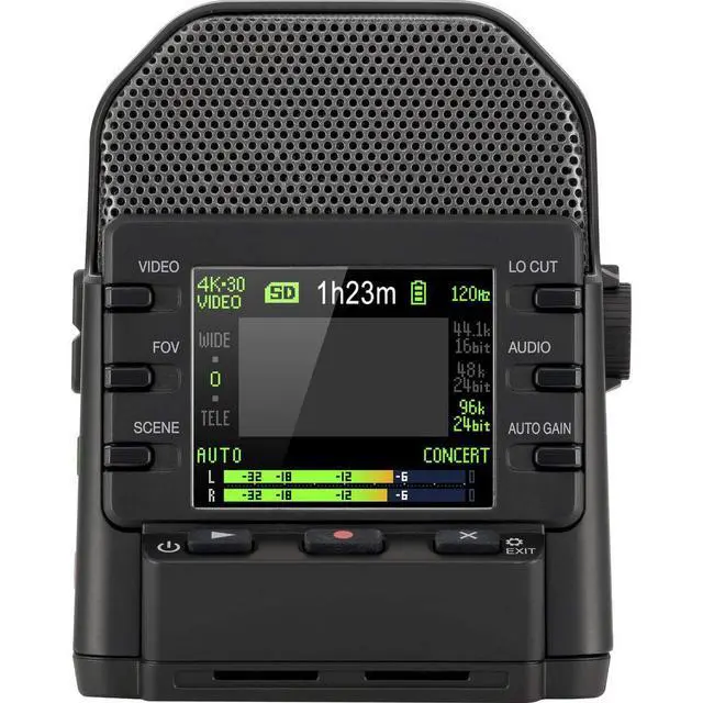 Alt view image 4 of 6 - Q2n-4K Handy Video Recorder with 32GB Ultra Memory Card, Tabletop Tripod & Charger (4 AA NiMH Battery) Bundle