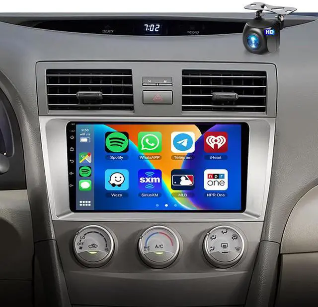 Main image of 5G WiFi Android 15 Car Stereo for Toyota Camry 2006-2011 Wireless Carplay Android Auto,9 inch HD IPS Touch Screen Car Radio Support GPS/10band DSP Audio/Bluetooth/FM/SWC/Backup Camera