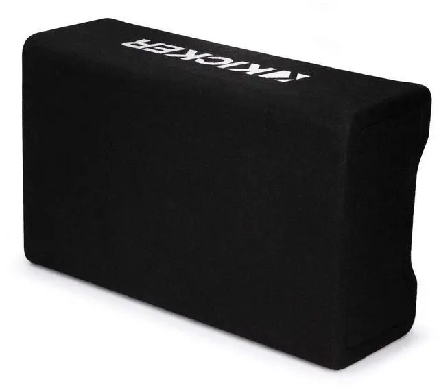 Alt view image 2 of 6 - 48CDF124 Comp 12" Subwoofer in Down Firing Enclosure, 4-Ohm | Loaded ported box design, space-saving behind-seat truck fit, protected downward woofer, deep bass output, easy install