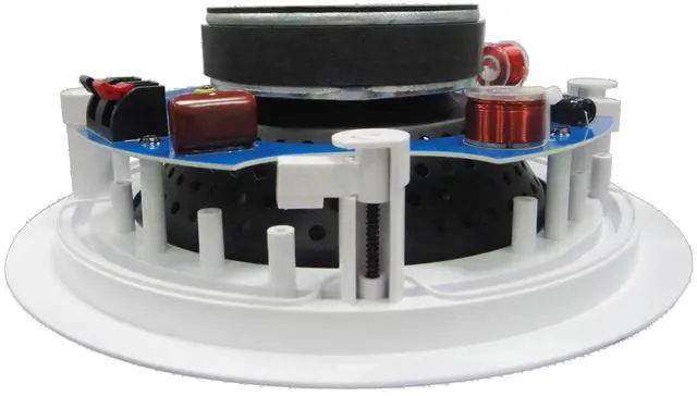 Alt view image 5 of 6 - 82C Silver Ticket in-Ceiling Speaker with Pivoting Tweeter (8 Inch in-Ceiling) 1 Piece, 11 inch Overall Size