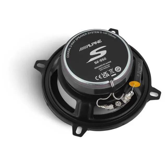 Alt view image 4 of 6 - S2-S50 - Next-Generation S-Series 5.25" Coaxial Speaker Set | Factory upgrade pair, crisp highs, deep midbass, easy door install, OEM replacement sound