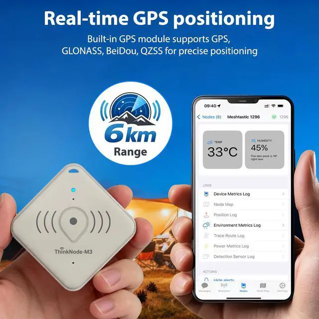 Alt view image 3 of 6 - Card Tracker Compatible for Meshtastic with GPS/WiFi/BT Function | ThinkNode M3 Tracker Card with LR1110 and nRF52840 for Indoor and Outdoor Positioning, 915 MHz, IP66 Waterproof