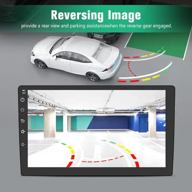 Alt view image 6 of 6 - Car Radio Stereo for Dodge RAM 1500 2500 3500 2013 2014 2015 2016 2017 2018 with Android 13 Carplay Android Auto Bluetooth 5GHz WiFi FM SWC Backup Camera 2GB+64GB(Only fit Manual AC)