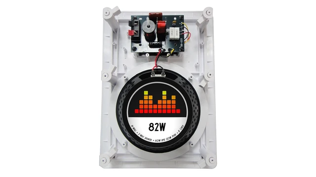 Alt view image 4 of 7 - 82W in-Wall Speaker with Pivoting Tweeter (8 Inch in-wall)