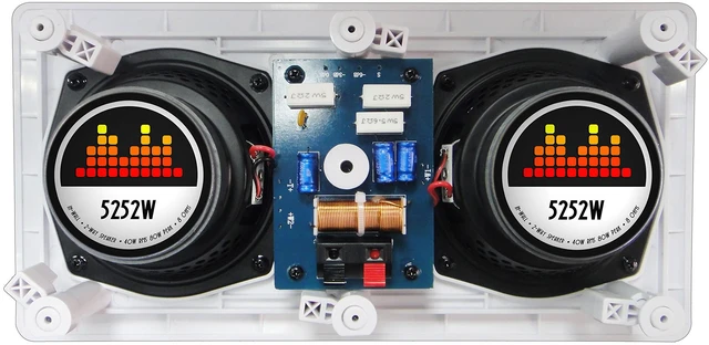 Alt view image 4 of 7 - 5252W in-Wall Speaker with Pivoting Tweeter (Dual 5.25 Inch in-wall Center Channel)