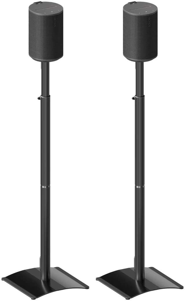 Main image of Speaker Stands for Sonos Era 100, One, One SL, Play:1, Height Adjustable Up to 42", Set of 2 Surround Sound Speaker Stand with Cable Management, 13.2 LBS Loading MD5412