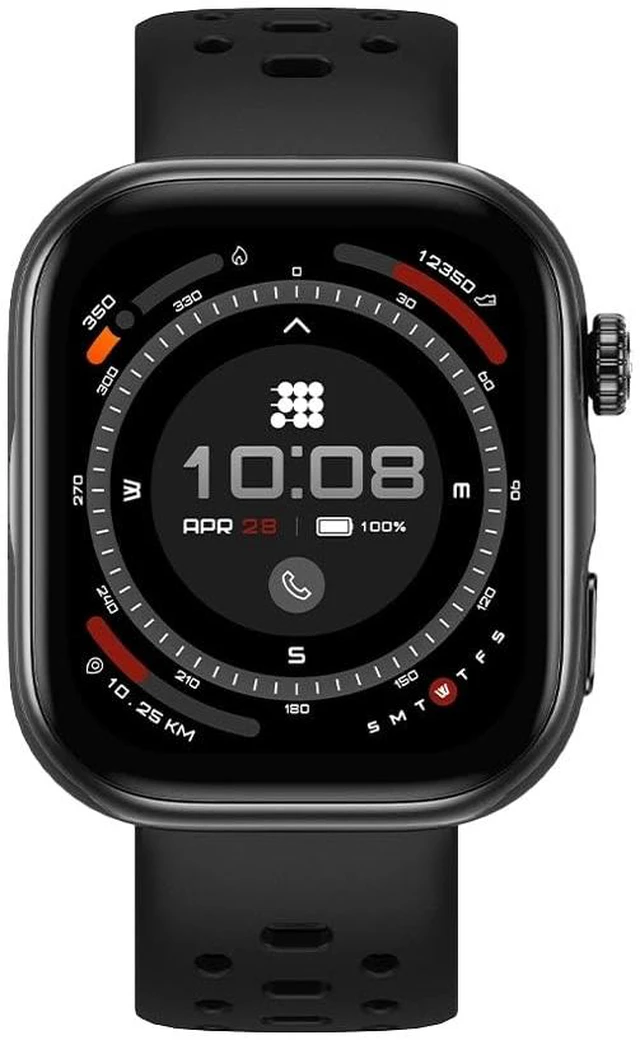 Main image of VIVA Pro 2 Smartwatch, 1.85 AMOLED HD, Built-In GPS, Offline Maps, Barometer, Compass, VITA AI, AI Coach, Readiness & Sleep Scores, 100+ Sports Modes, 5ATM, 10-Day Battery Obsidian Black