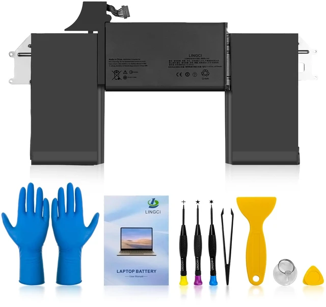 Main image of A1932 Battery,A1965 A2179 Battery Replacement for MacBook Air 13 inch Model A1932 (Mid 2018, 2019) Model A2179 (2020 Release Version) (Upgraded High Performance 11.4V 49.9Wh 4379mAh)
