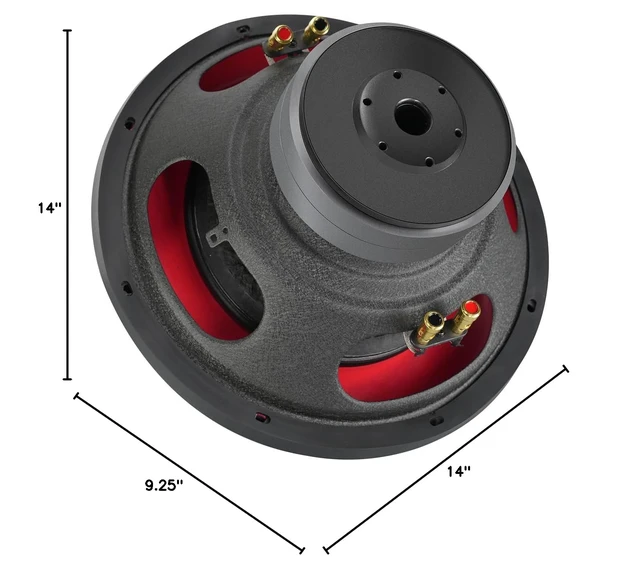 Alt view image 5 of 5 - 12 inch 1400 Watt Max Power Car Audio Dual 4 Ohm Car Subwoofer (12" Dual 4 Ohm)