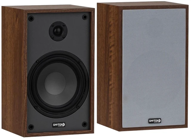 Main image of Classic B65 Bookshelf Speakers, 6.5" Woofer & 1" Tweeter, Passive 2-Way Design, 60W RMS, for Music, TV & Home Audio Systems Wood