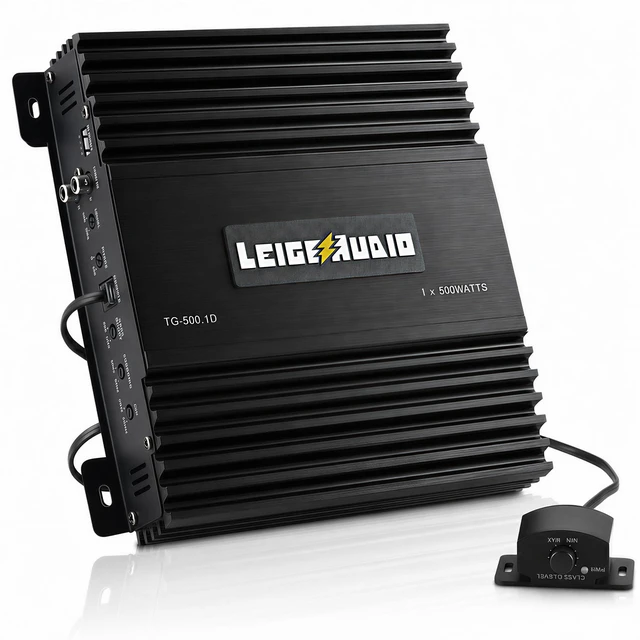 Main image of 500 Watts MonoBlock Amplifier, Class D, 1 Ohm Stable Subwoofer Amplifiers for Car Audio Speakers